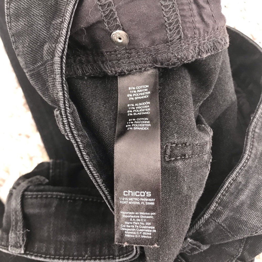 High Rise Straight Leg So Lifting Chico’s Jeans - Picture 6 of 7